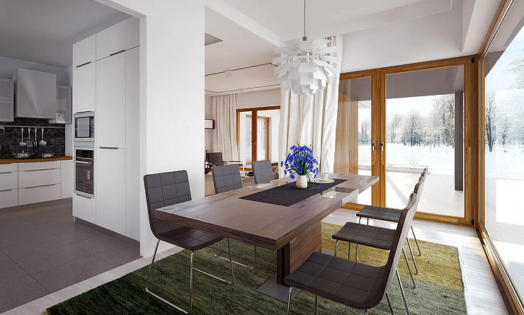 Проект 1-этажного дома Стокгольм"